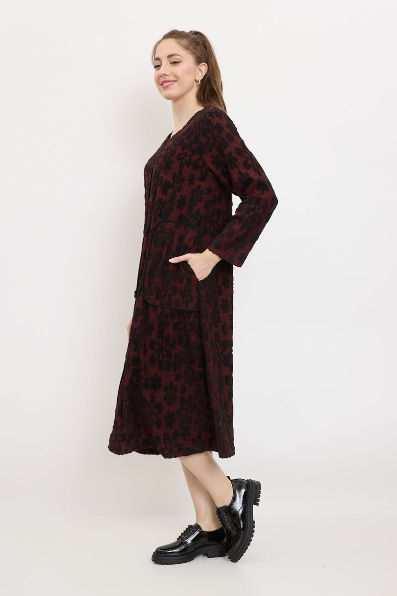 Robe longue à inspiration fleur de jacinthe