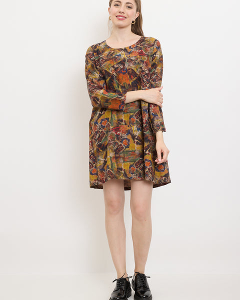 Robe à motifs palette de couleur