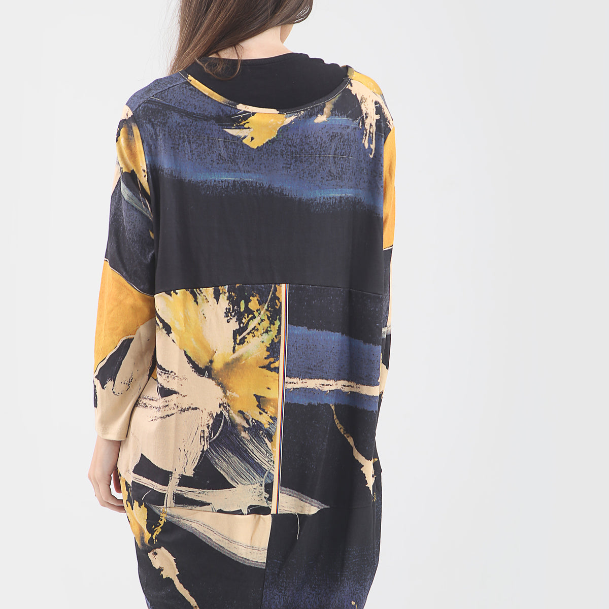 Robe tunique à motifs fleuris