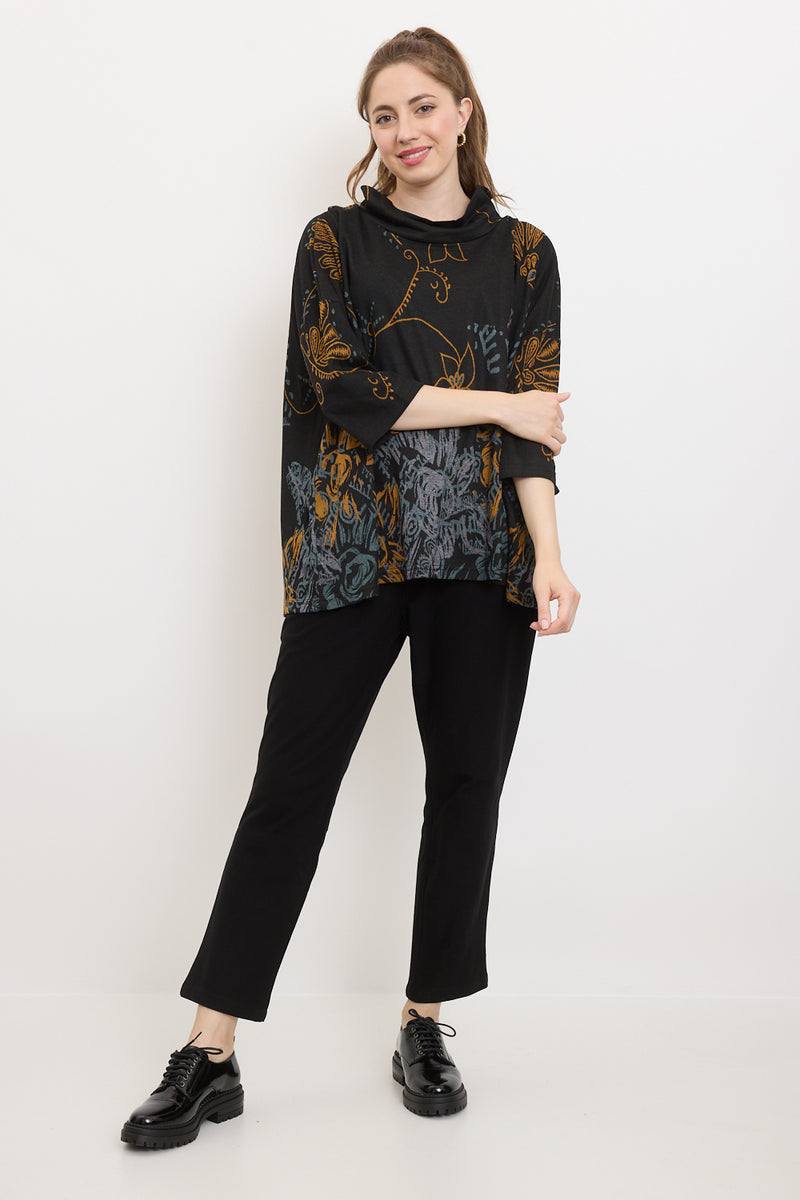 Blouse à motifs fleurs sauvages