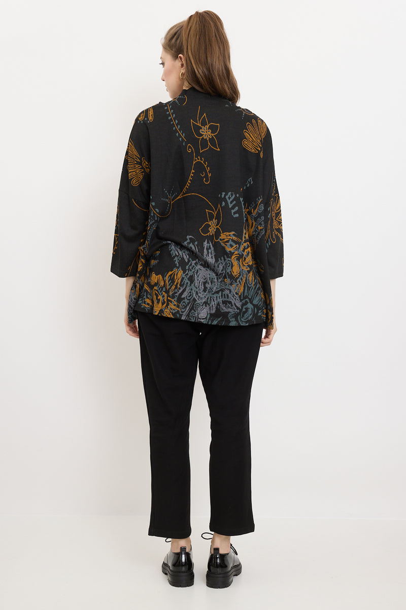 Blouse à motifs fleurs sauvages