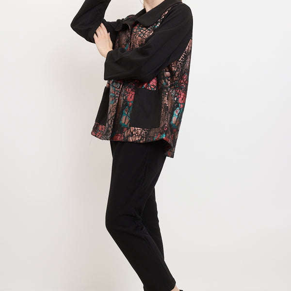 Giacca con motivi di pietre