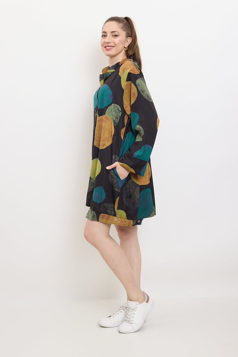 Chemise mi-saison aux ronds de toutes sortes