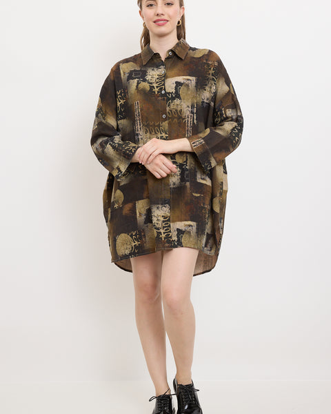 Chemise avec des écritures japonaises