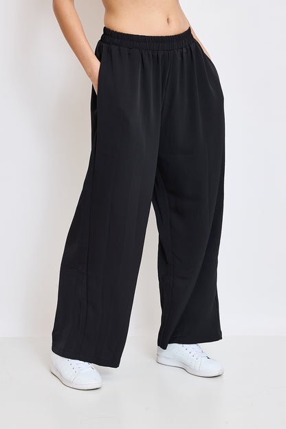 Long black flowing pants