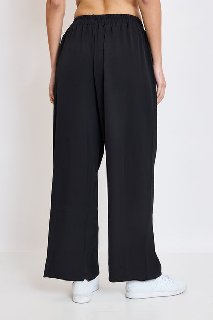 Long black flowing pants