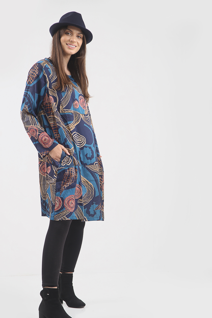 Swirl tunic dress