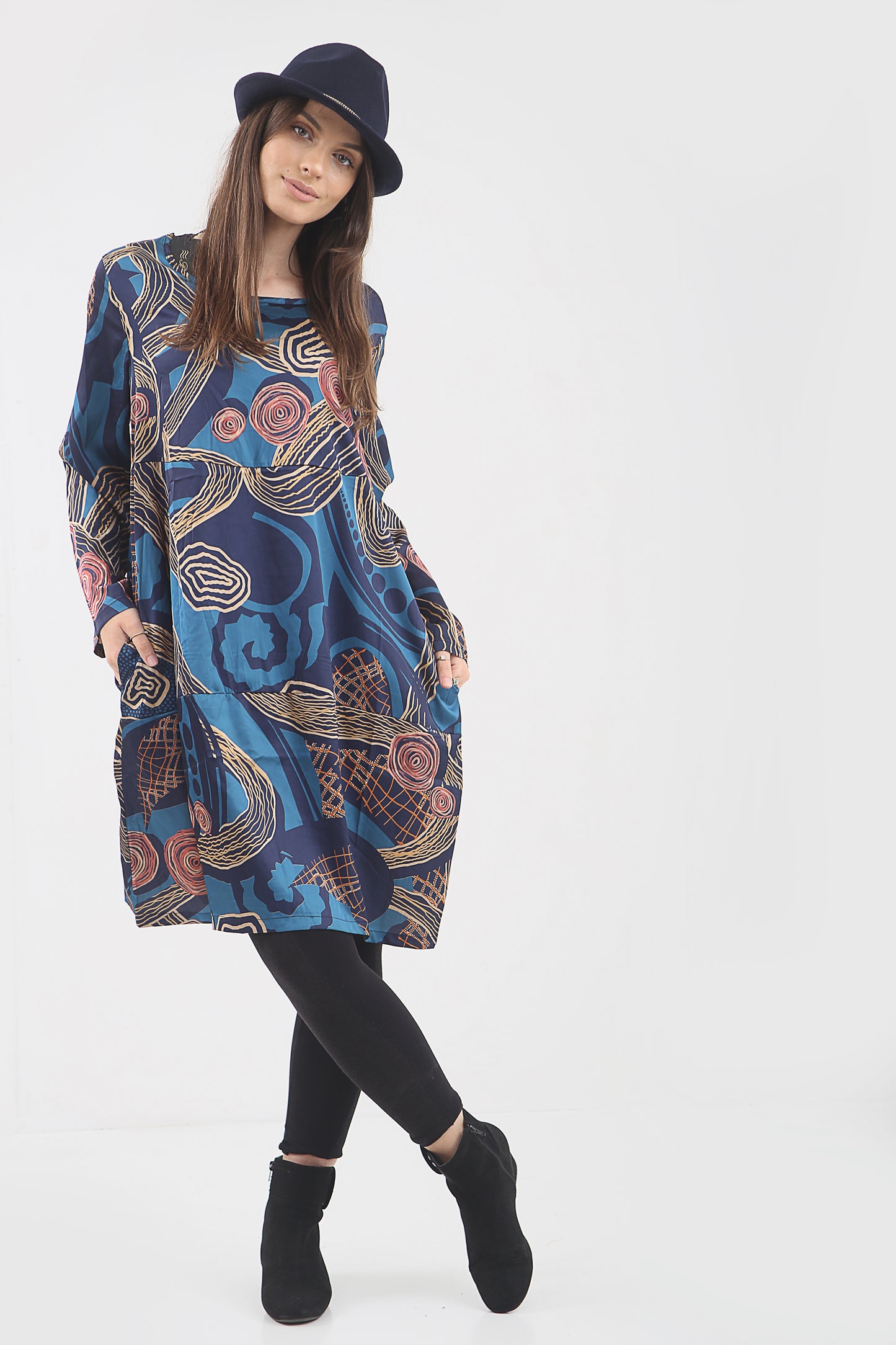 Swirl tunic dress