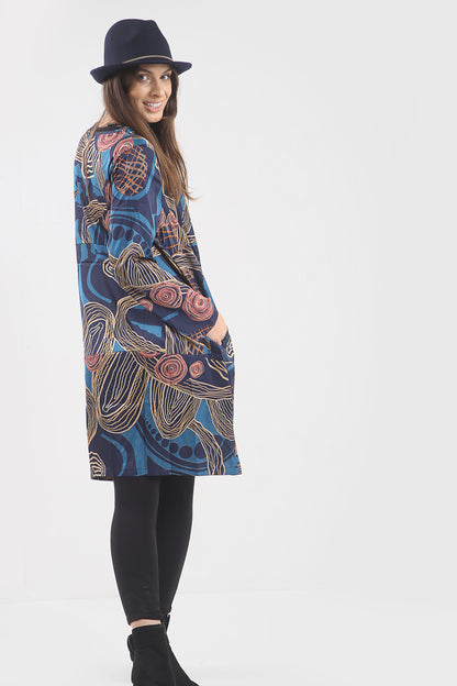 Swirl tunic dress